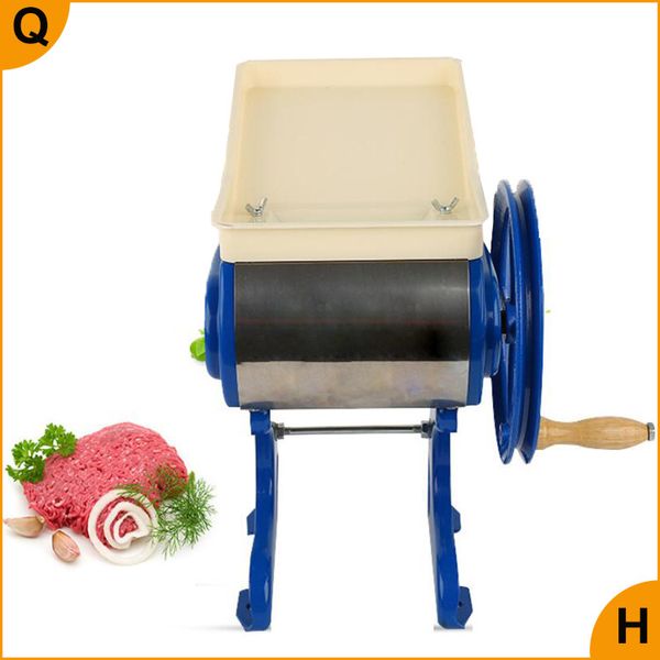 Qihang_top Máquina De Corte De Carne Pequena Máquina Manual Do Agregado Familiar Carne Slicer Máquina De Corte De Carne Triturador De Carne Comercial 70A