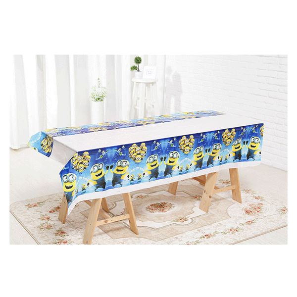 

180*108cm party figure decorations birthday disposable tablecloth party supplies for boys kids plate set 7