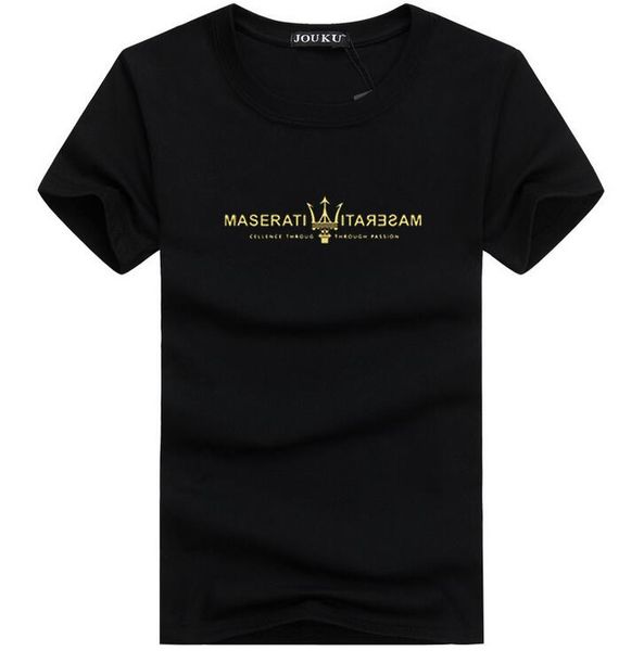 

mens t shirts brand designer summer maserati print fashion casual tees o neck hip hop street style luxury cool shirt big plus size 5xl, White;black