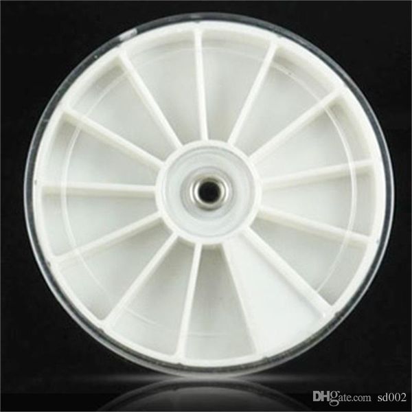 

empty wheel box case for nail art multi plastic gems rhinestones storage cases round diy tool 0 8hn dd