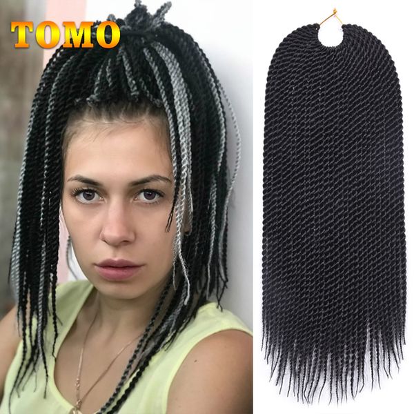 2020 Crochet Senegalese Twist Pure Ombre Braids Grey Or Brown