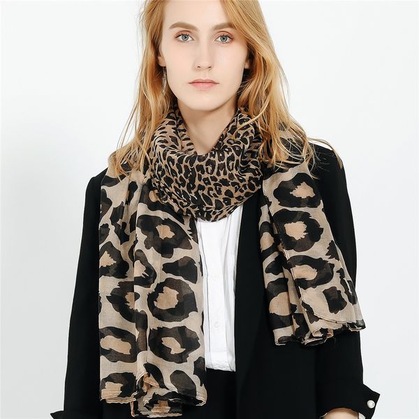 

2018 brand leopard print scarf autumn winter scarves woman 2018 cotton linen shawl scarf soft women neck gaiter