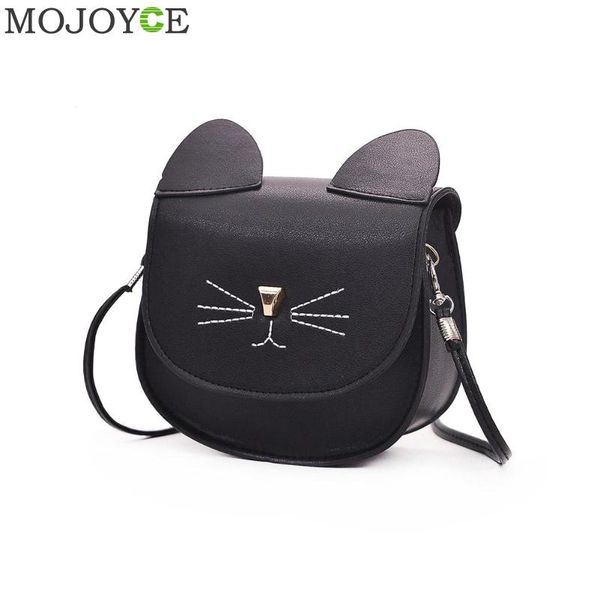 

embroidery cat mini shoulder bags for girls messenger bags princess style kids crossbody for children purses and handbags