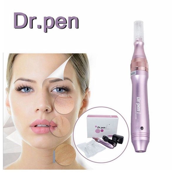 Derma Dr Pen M7-C MicroNeedle System Anti Antizing Регулируемая длина иглы 0,25 мм-2,5 мм Электрическая печать Автоматический ролик