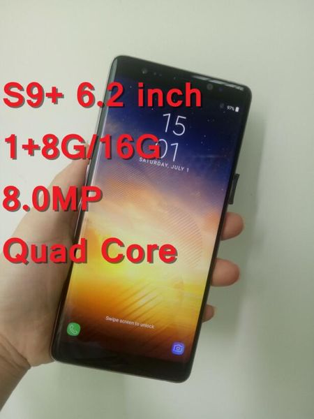 

Goophone S9 + 6.2inch XS MAX android сотовый телефон S9 MTK6580 Quad Core 1 + 8g телефоны