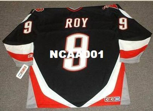 

mens #9 derek roy buffalo sabres 2005 ccm away hockey jersey or custom any name or number retro jersey, Black;red
