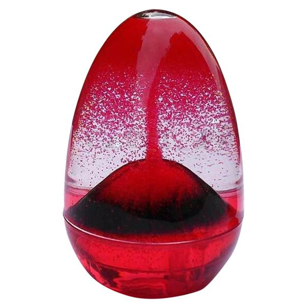 

exquisite egg sand clock liquid oil glass sandglass hourglass timer home decor birthday gift three colors