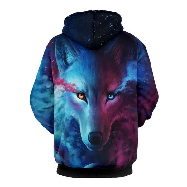 

3d print galaxy space design women wolf sweatshirt men hop graphic sweats hoodies hip new hooded pullover dcmom, Black