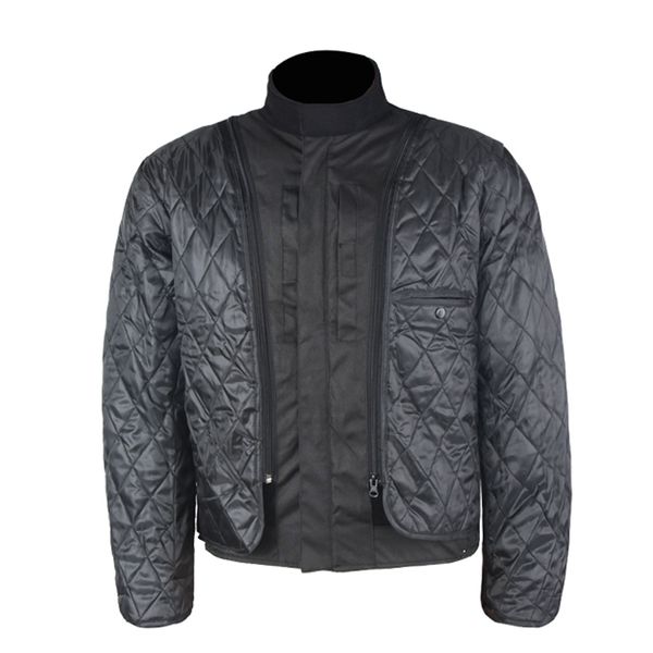 Reitstamm Motorrad wasserdichte Jacken Anzüge Hosenjacke für die gesamte Saison Schwarz reflektieren Rennwinterkleidung und Hosen201T
