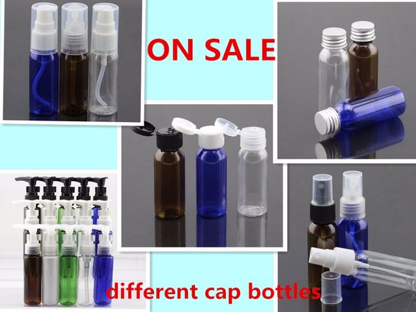 

wholesale- 30ml plastic bottle mini plastic transparent small empty spray pump bottle for make up and skin care refillable bottle