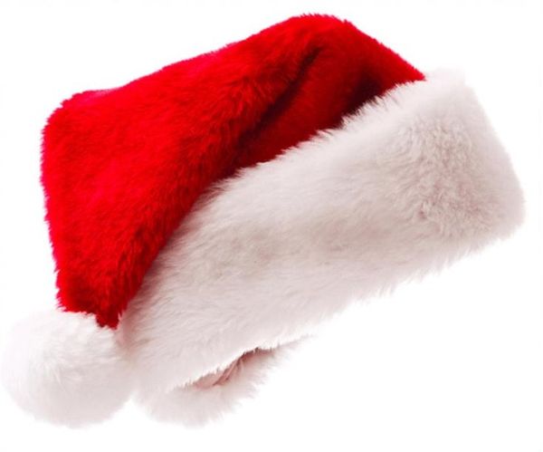 Рождество Косплей Шапки бархатные Мягкие Плюшевые шапка Санта-Клауса 2018 Теплая зима взрослые дети Рождество шапка Рождество Поставки SN1896