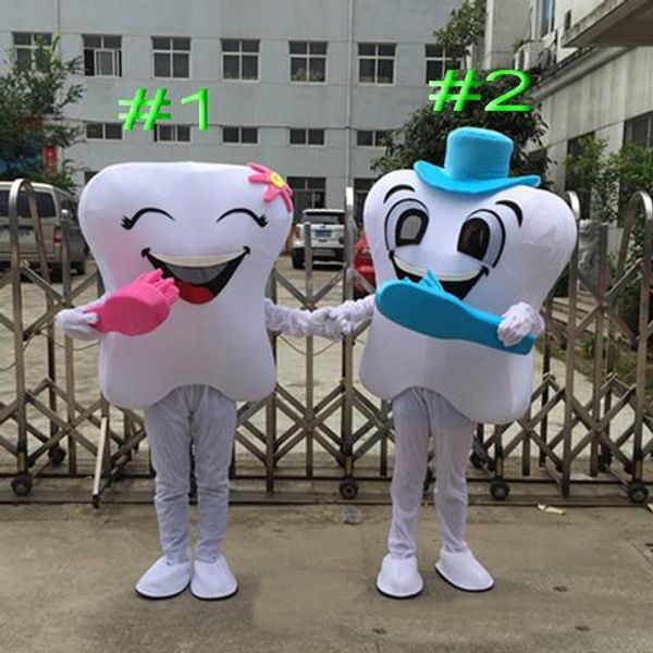 2018 venda direta da Fábrica EVA Material dente Traje Da Mascote Dos Desenhos Animados Vestuário anúncios de saúde Dental e publicidade