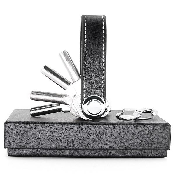 

DIY смарт-ключ бумажник EDC натуральная кожа передач держатель творческий подарок п