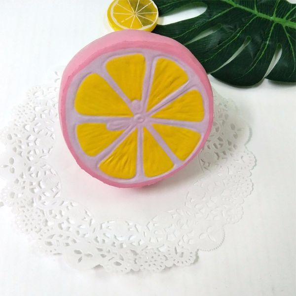 

pu slow rebound foaming decompression toy simulation fruit half lemon