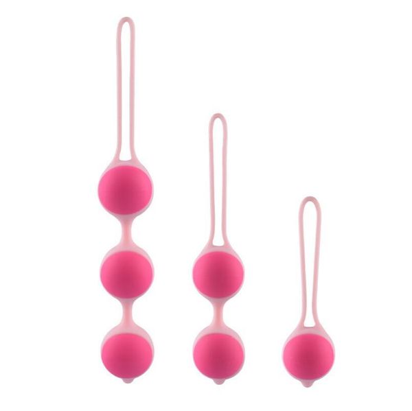 Vibratore al silicio cinese Palline di Kegel Vibratore Bolas Sfera vaginale Stringere esercizi Sfere di Geisha vaginale vibrante per donna D18111203