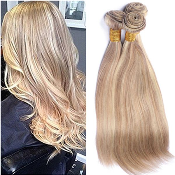 

Paino mix color brazilian virgin hair weft 4pc lot ilky traight 27 613 highlight mixed piano color virgin human hair weave bundle