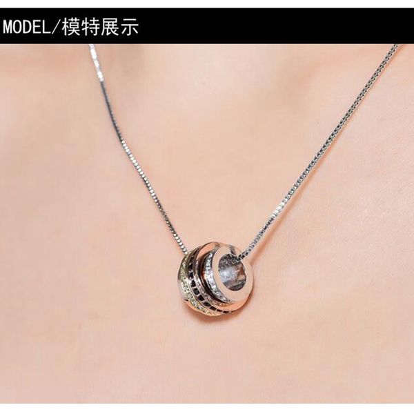 

Классический большой бренд округляется ожерелье Кристалл Одежда аксессуары для