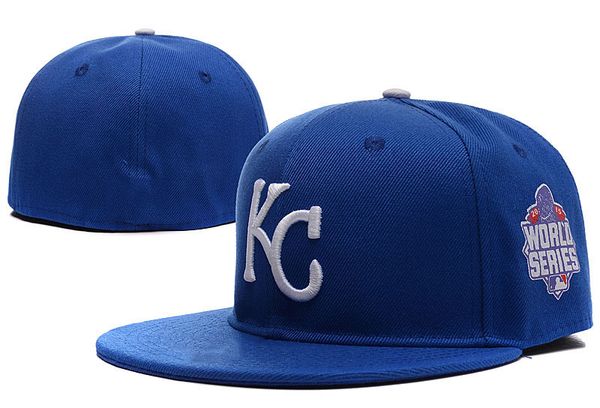 

2018 summer style royals kc letter baseball caps bone men spring hip hop casquette fitted hats, Blue;gray