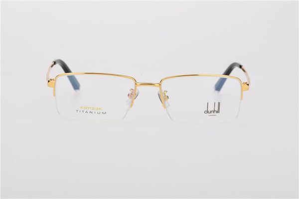 

2017 brand picture eyeglasses new titanium frame 61635 half frame spectacle frame with box, Black