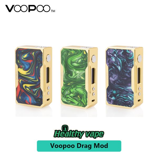 

VOOPOO Drag X007 Золотая рамка Box Mod 157w Out Put 510 Thread Fit Uforce Tank Atomizer 100% оригинал