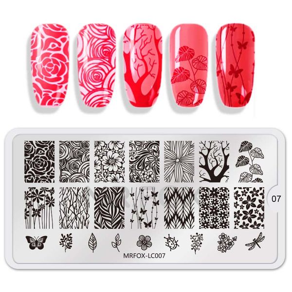 

manicure image template stencils stripe plant flower pattern stainless steel nail art stamping plate nails tools, White