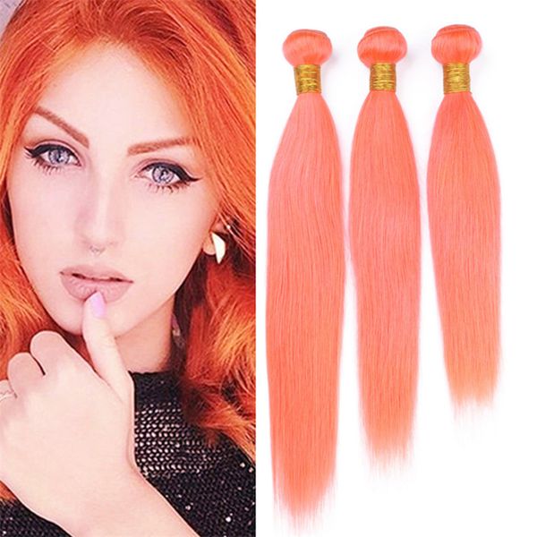 Virgin Malaysin Orange Human Hair Weave 3 Bundles Deals Silky