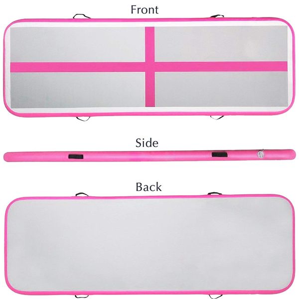 

pump 3x1x0.1m gymnastics tumbling mat air floor for home use, beach, park and water