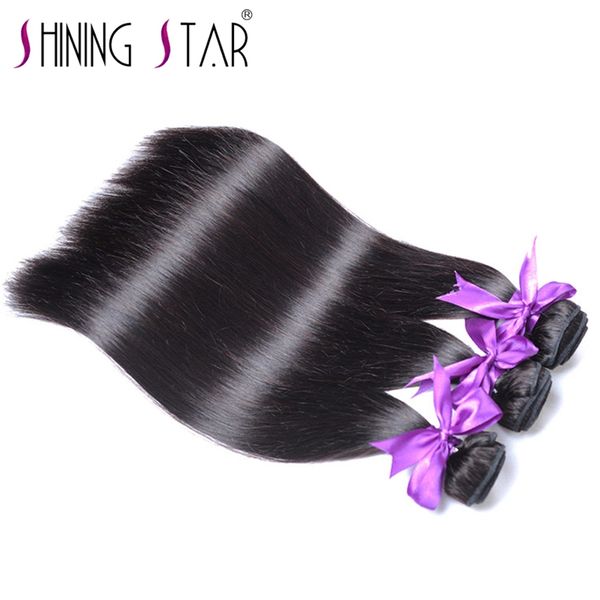 Human Hair Bundles Shining Star Unprocessed Straight Style Type