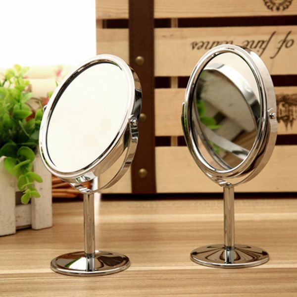 

deskrotating double face make-up mirror metal mirror make-up dresser mirrors 1: 2 zoom function