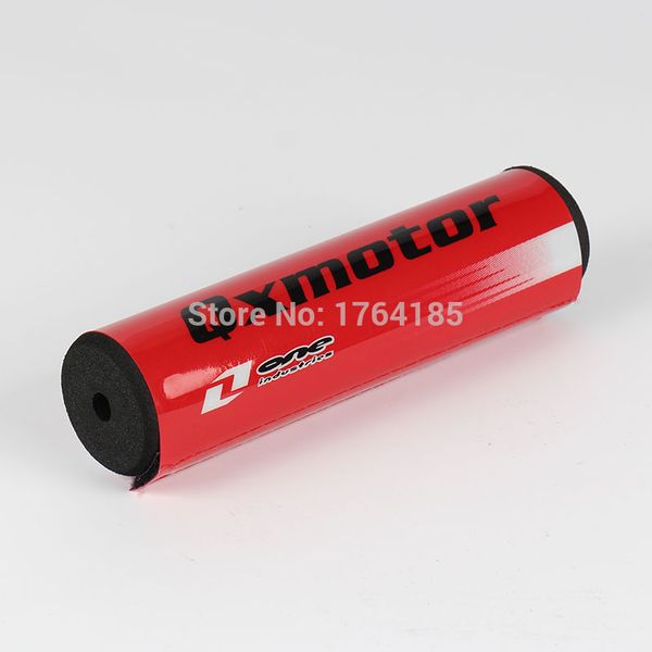

25cm red motorcycle dirt pit bike motorcycle qx logo round handlebar pad chest protector cross bar portecter