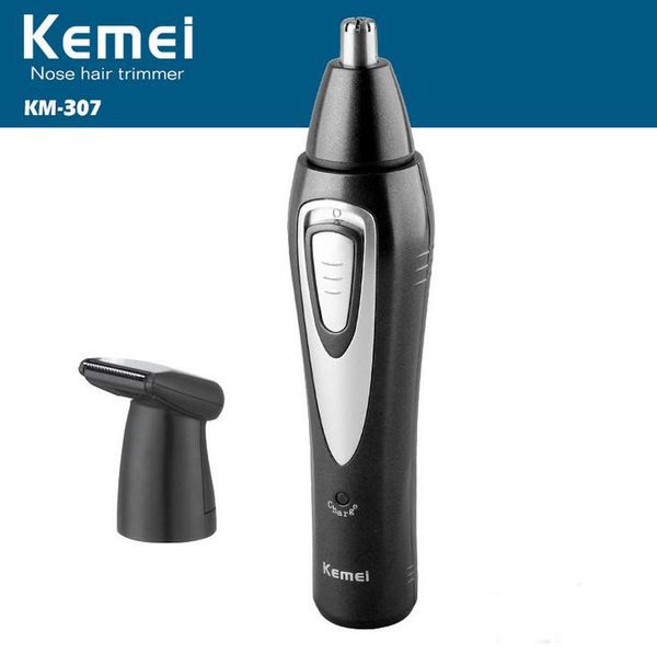 Kemei 2 In 1 Rechargeable Electric Nose Ear Trimmer Sideburns