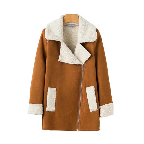 Damen Gefütterte Mäntel Winterjacke Mantel Wollmantel LangeSchlanke Wildleder Baumwolle Lammfell Femme Jacke Manteau Großhandel Parka Dick TiwPZlXOku