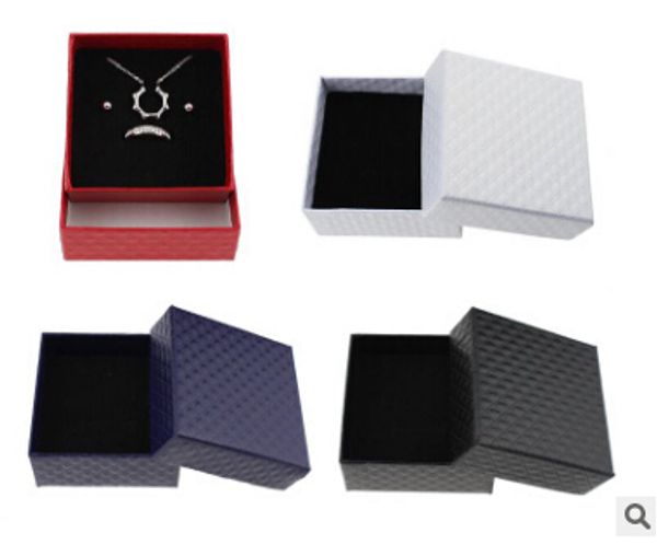 

diamond pattern square jewelry storage box hot sale earring ring organizer necklace bracelet holder girl gift box