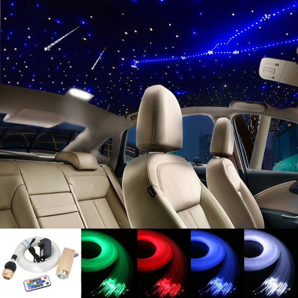 2019 New 9w Led Rgb Fiber Optic Star Ceiling Kit Light 0 75mm 2m Optical With 18key Remote Control Illuminator Decoration Lights From Dison1988