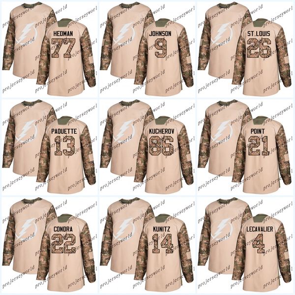 

Womens 91 Steven Stamkos 2018 Camo Veterans Day Jerseys Tampa Bay Lightning Nikita Kucherov Victor Hedman Tyler Johnson Hockey Jerseys