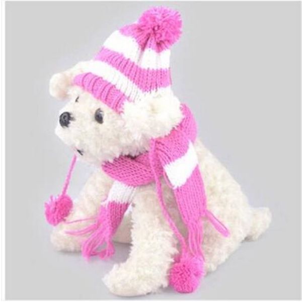 

2020 wholesales caps scarf dog suit hat hat scarf set dog apparel hat