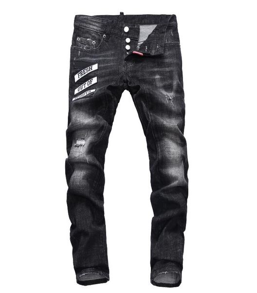 

European tanding men 039 jean men 039 jean a pair of kinny jean and black embroidered kull 041
