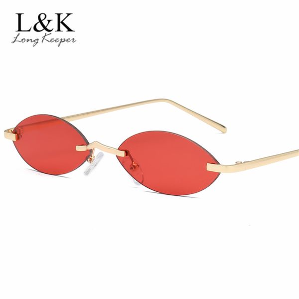 

oval sunglasses women brand designer vintage small sun glasses retro rimless luxury ladies sunglass round womens shades, White;black
