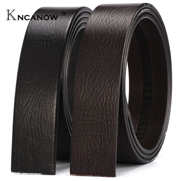 

kncanow the first layer is pure leather without headband the male leather is automatically buckled men's belt 3.5cm, Black;brown