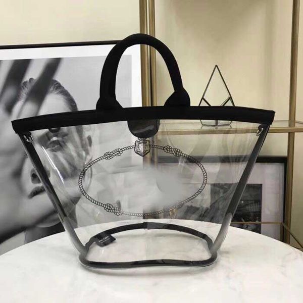 

De igner handbag fa hion tote famou women compo ite tran parent clear de igner bag jelly tyle large capacity hand bag
