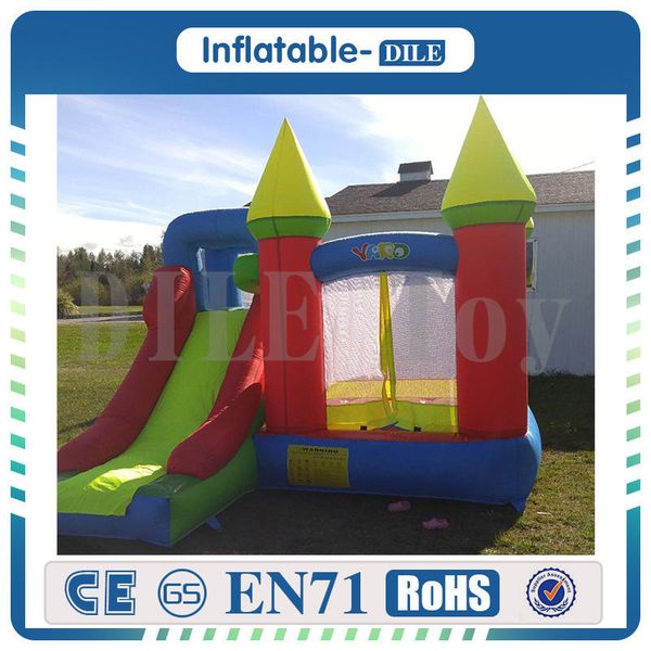 

residential bounce house bouncy castle outdoors activities combo slide inflatable bouncer amusement park for kids funny