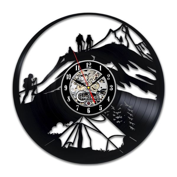 Camping Trailer Decor Wall Clock Vacation Presents Art Accessories