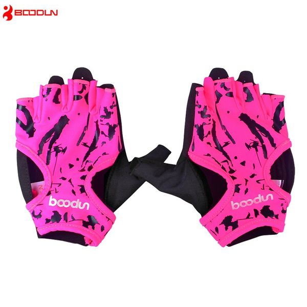 

boodun sports weight lifting gloves girls gym fitness gloves dumbbell breathable men women weight lifting yoga half finger gloves, Black