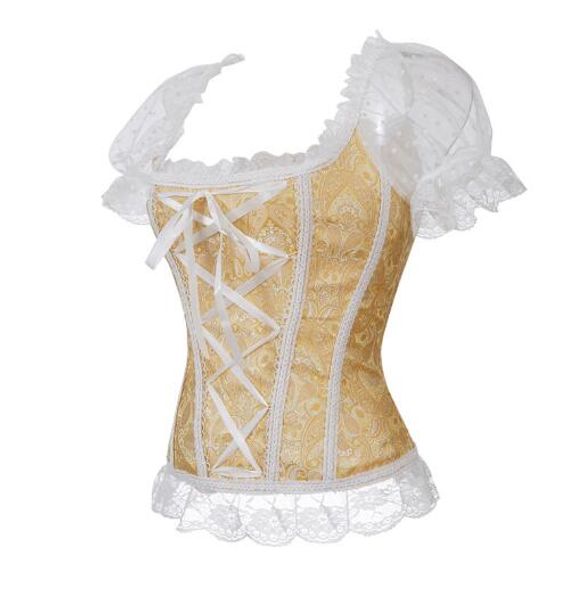 

medieval oil cloth long maxi medieva corset peasant wench victorian dress vintage puff sleeve renaissance dress corset top, Black;white