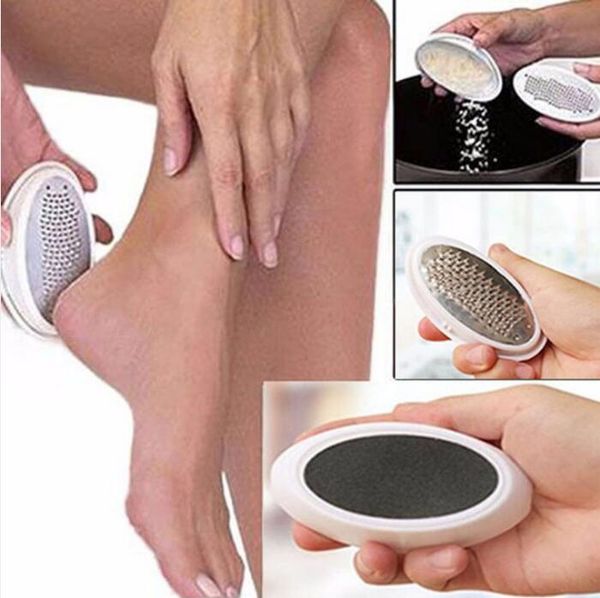 Salute Bellezza Uso domestico Cura dei massaggi Forma ovale a forma di uovo Pedicure Lima per piedi Pe Egg Callo Rimozione della cuticola Cura dei piedi caldo