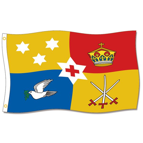

good flag] royal standard of tonga flags 3x5ft 150x90cm 100% polyester,canvas head with metal grommet,used indoors or outdoors
