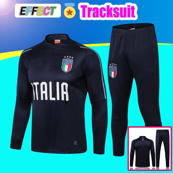 

2018 2019 Survetement Italy Training Suit Kits 18/19 DE ROSSI VERRATTI INSIGNE Long Sleeve Tracksuits Sets Chandal Football Soccer Jacket