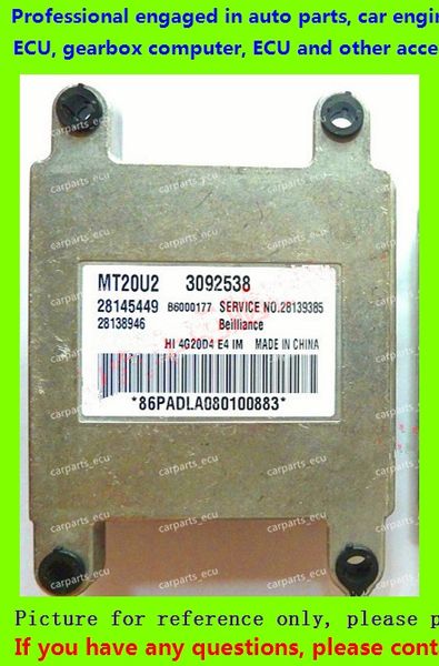 

for car engine computer/mt20u mt20u2 mt22 ecu/electronic control unit/car pc/brilliance jinbei hiace/grace mp vmt20u2 3092538 2