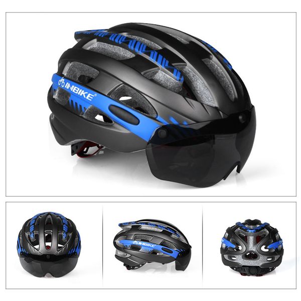 

inbike cycling helmet ultralight bike helmet men mountain road women mtb windproof glasses bicycle with lens