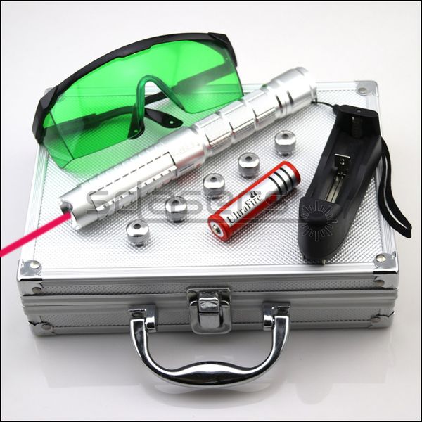 

shadowlasers rq9 high power adjustable focus 650nm red laser pointer laser torch lazer beam hunting flashlight & 18650 li battery